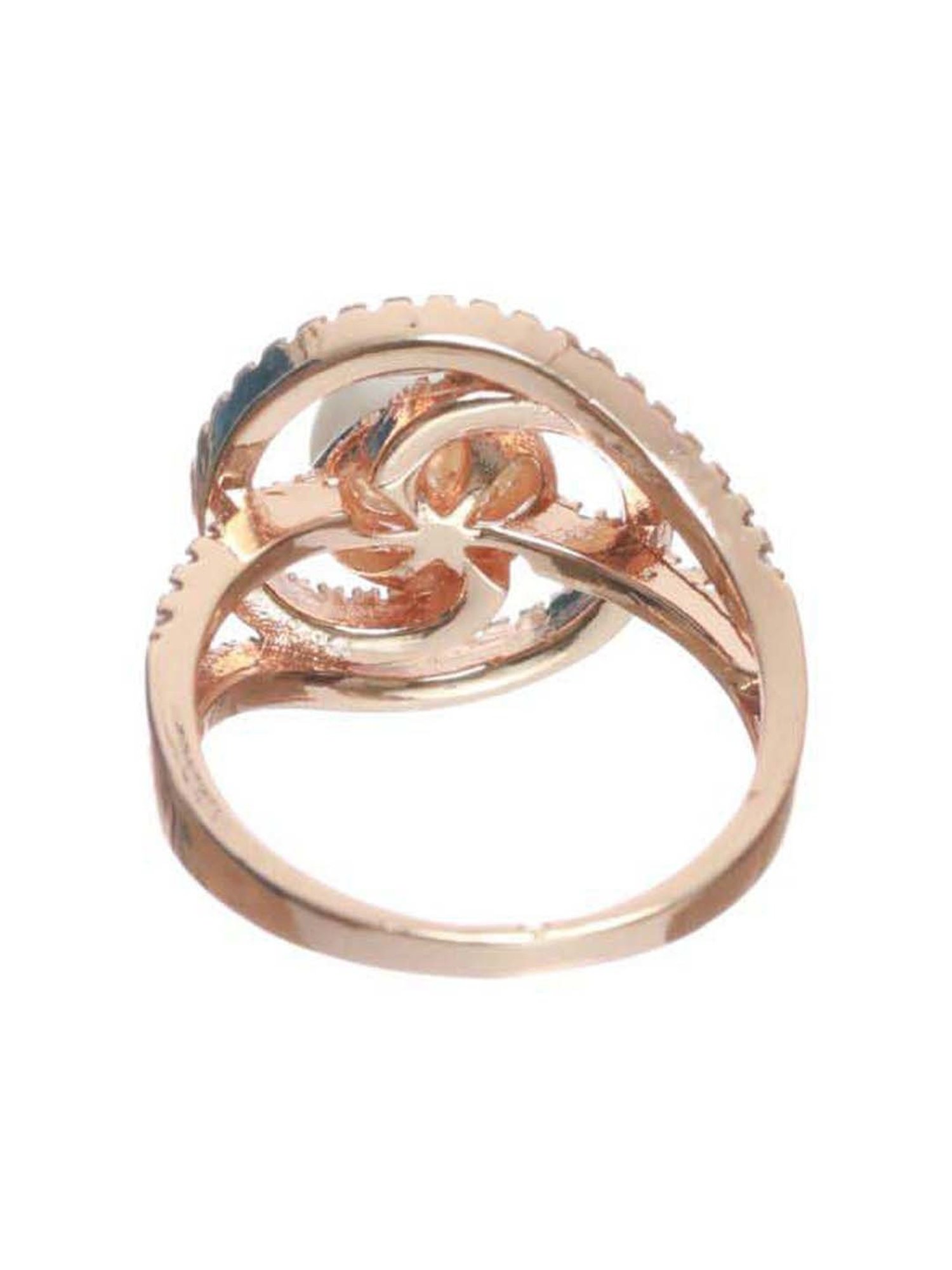 Sohi Silver-Plated Statement Ring