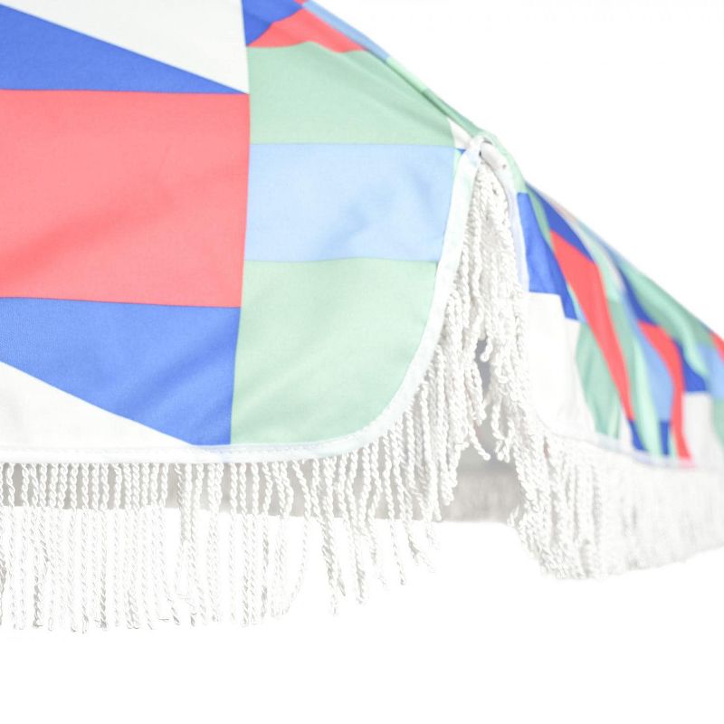 Costway 6.5FT Patio Beach Umbrella Sun Shade Tilt Carry Bag