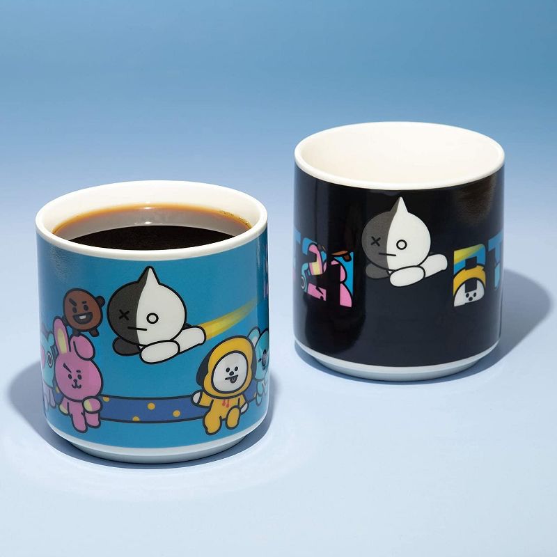 Paladone Products Ltd. Line Friends BT21 12 oz Heat Change Ceramic Coffee Mug