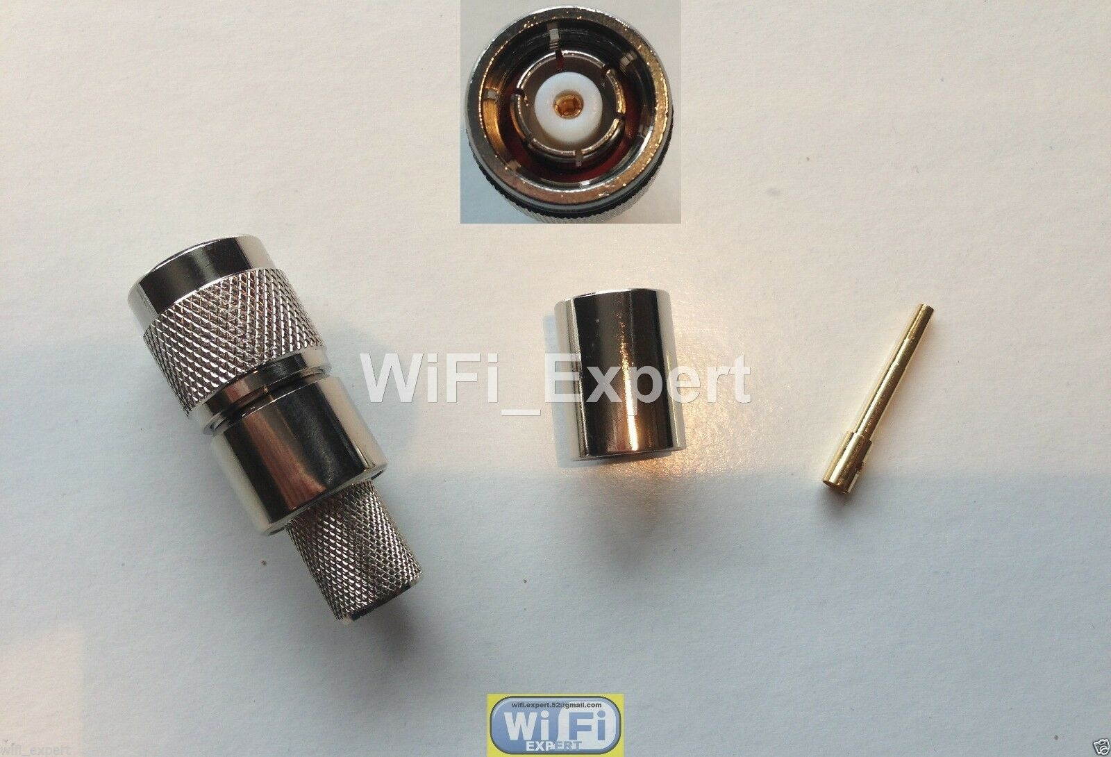 10' RP-TNC to N Male WiFi Pigtail Cable Biquad USB Linksys Cisco WRT54G RFC400