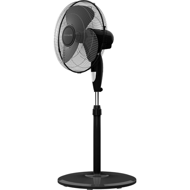 Frigidaire 16" Deluxe Pedestal Fan with Remote Control Black