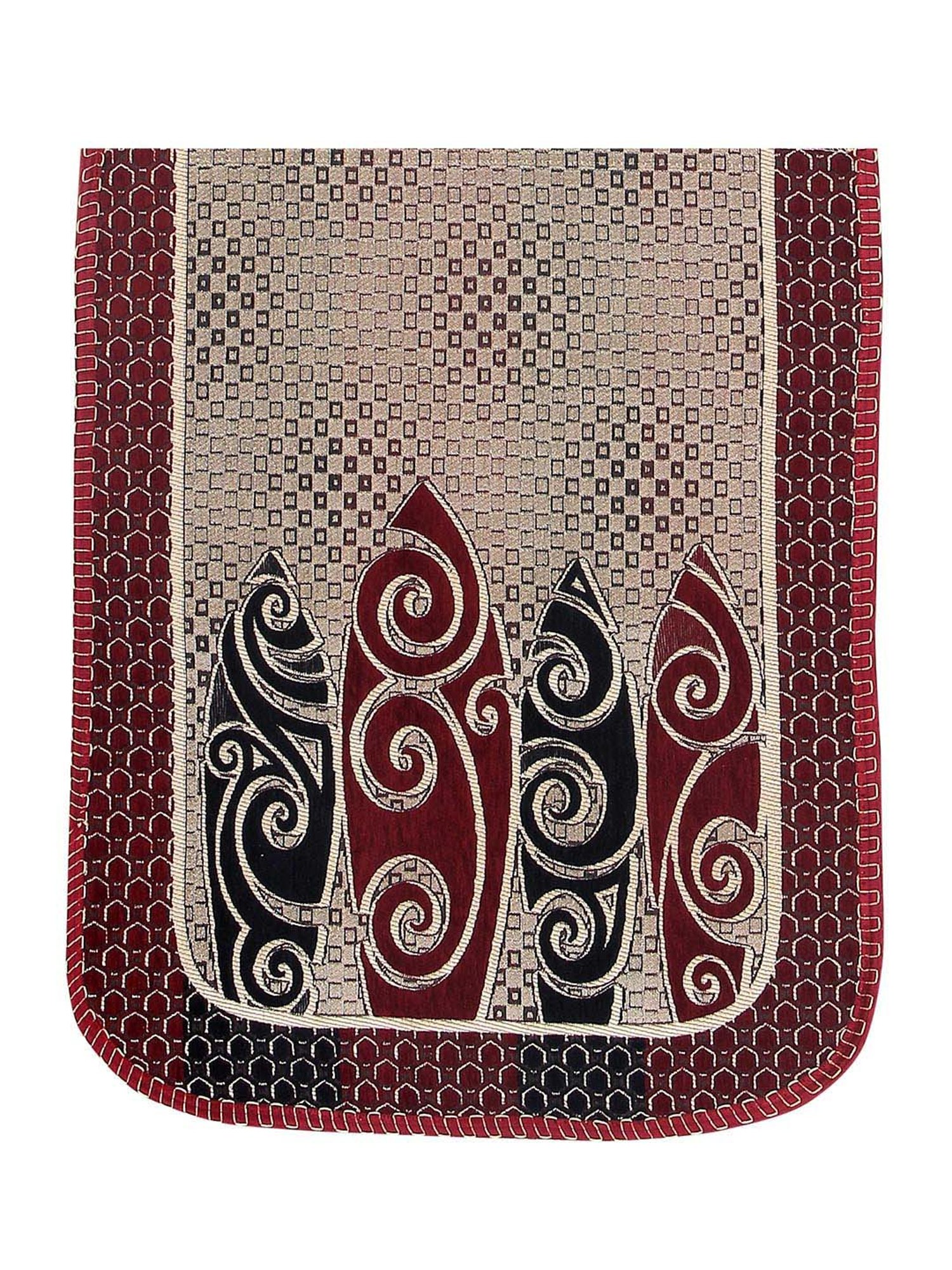 Romee Multicolor Chenille 5-Seater Sofa Cover Set