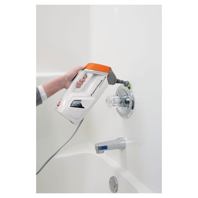 BISSELL PowerFresh Lift Off Pet Steam Mop - Brite White/Samba Orange 1544A