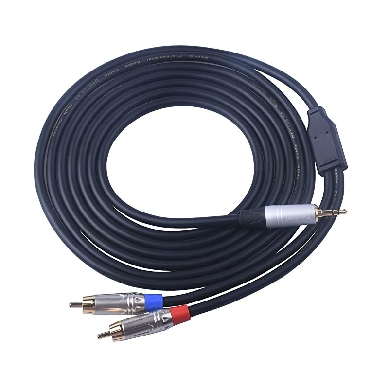 2Male to 2Male RCA Audio Cable 15Feet 10Pack