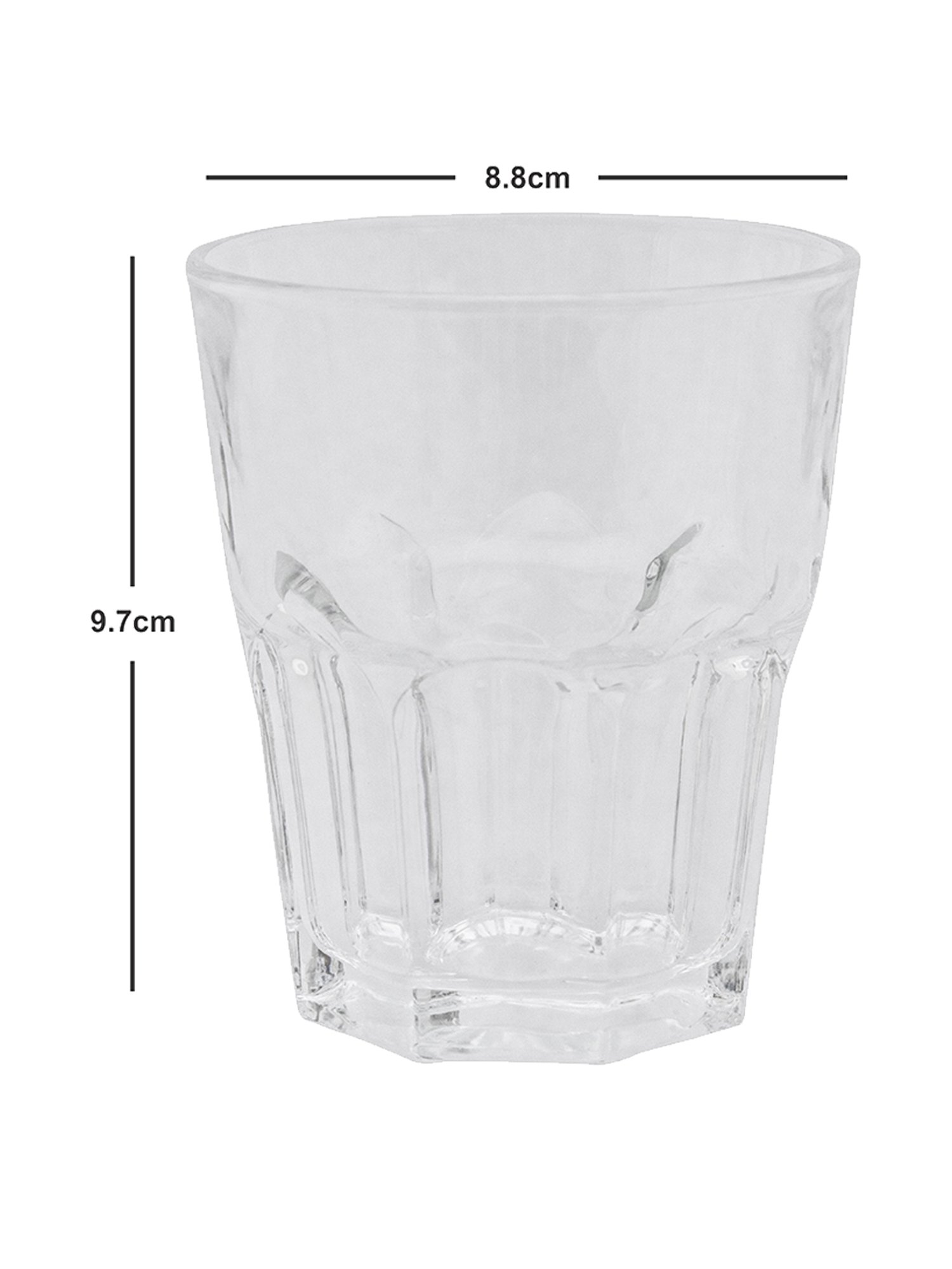 Luminarc Transparent Glass Everyday Glasses - Set of 6 (270ml)