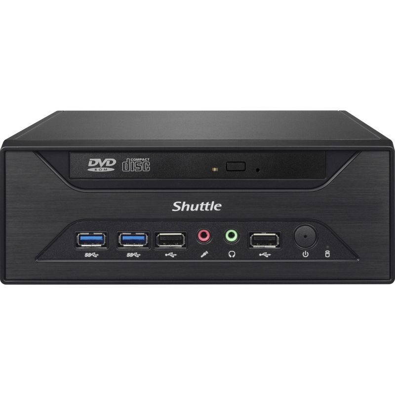 Shuttle XPC slim XH310 Barebone System Slim PC - Intel H310 Chipset - Socket H4 LGA-1151 - 1 x Processor Support - Black