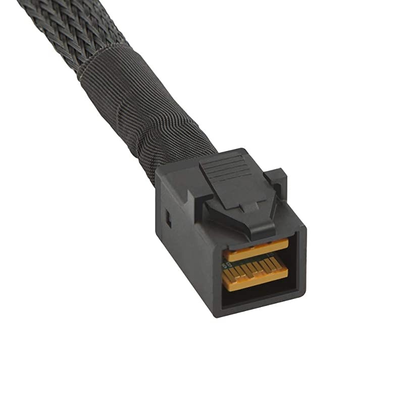 SFF8654 to SFF8643 Cable Slim SAS SFF8654 4i 38pin Host to Mini SAS HD SFF8643 36pin Target Cable 15 FT
