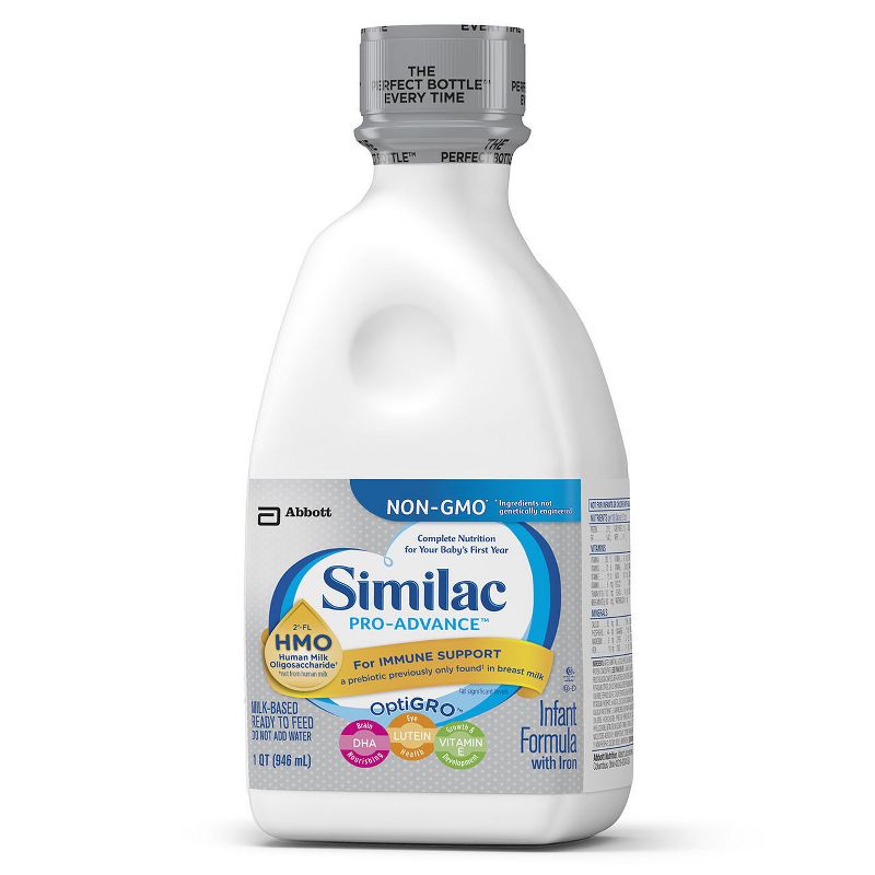 Similac Pro-Advance Non-GMO Infant Formula with Iron Ready-to-Feed - 32 fl oz