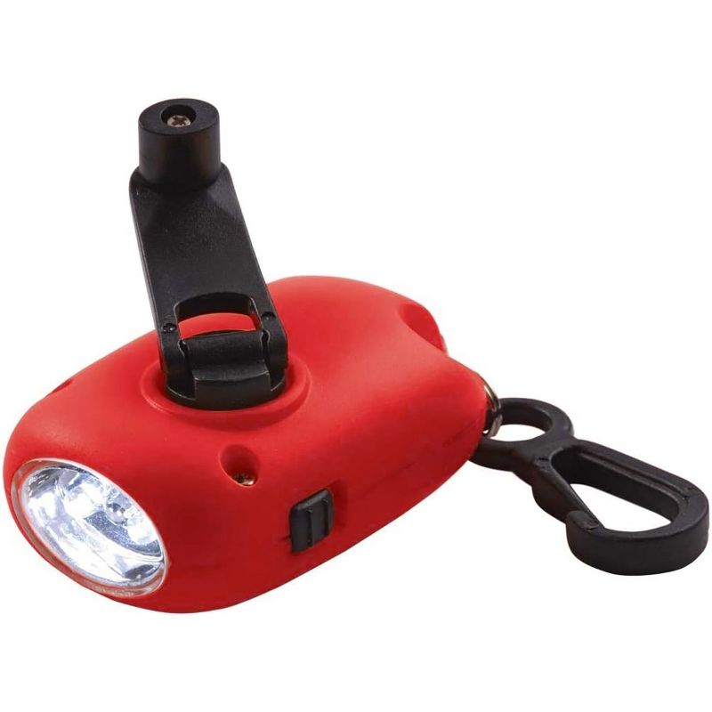 Coghlan's Dynamo Flashlight LED Hand Crank Emergency Camp Flash Light w/ Clip
