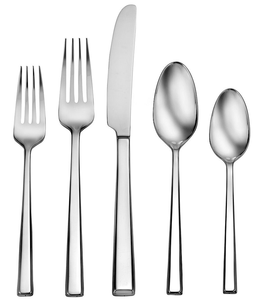 Robinson Wynn 5-Piece Stainless Steel Mirror Finish Flatware Set