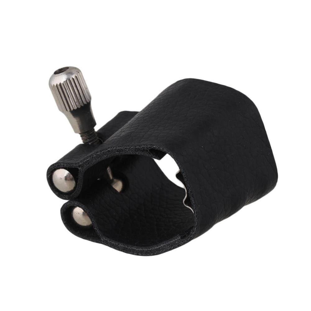 BQLZR 10 Pieces Sax Ligature for Tenor Saxophone Mouthpiece Fastener w/ Metal Plate