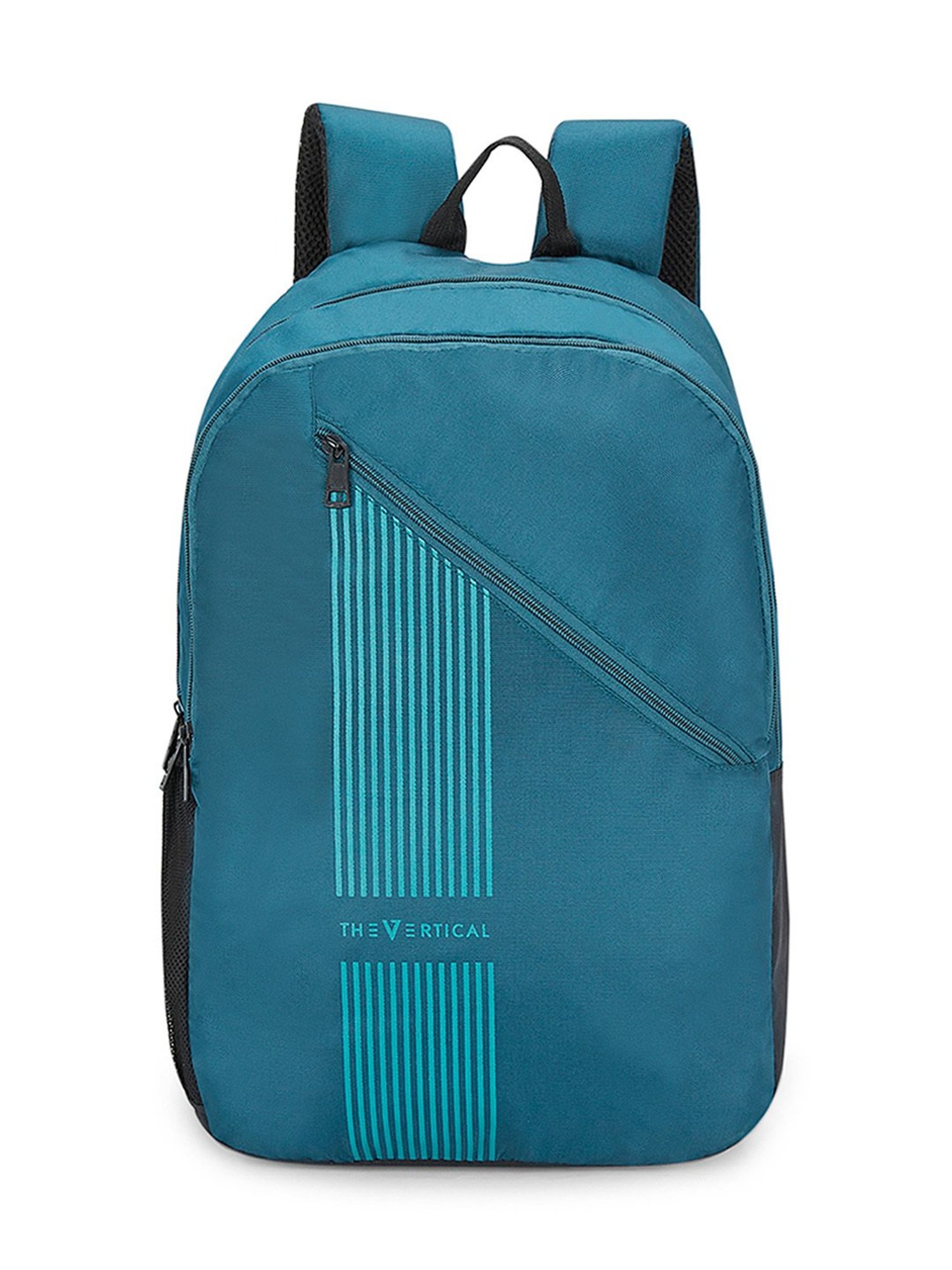 The Vertical Kenneth Teal Textured Medium Backpack