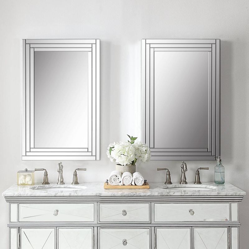 Rectangle Alanna Frameless Vanity Decorative Wall Mirror - Uttermost