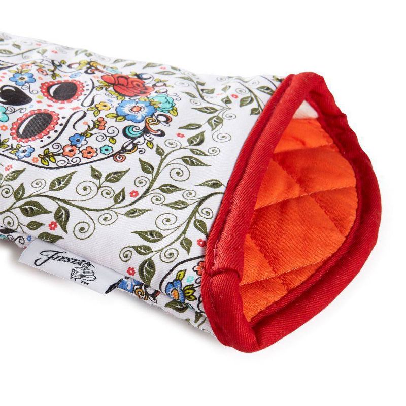 Fiesta Skull & Vine Oven Mitt + Pot Holder - Fiesta