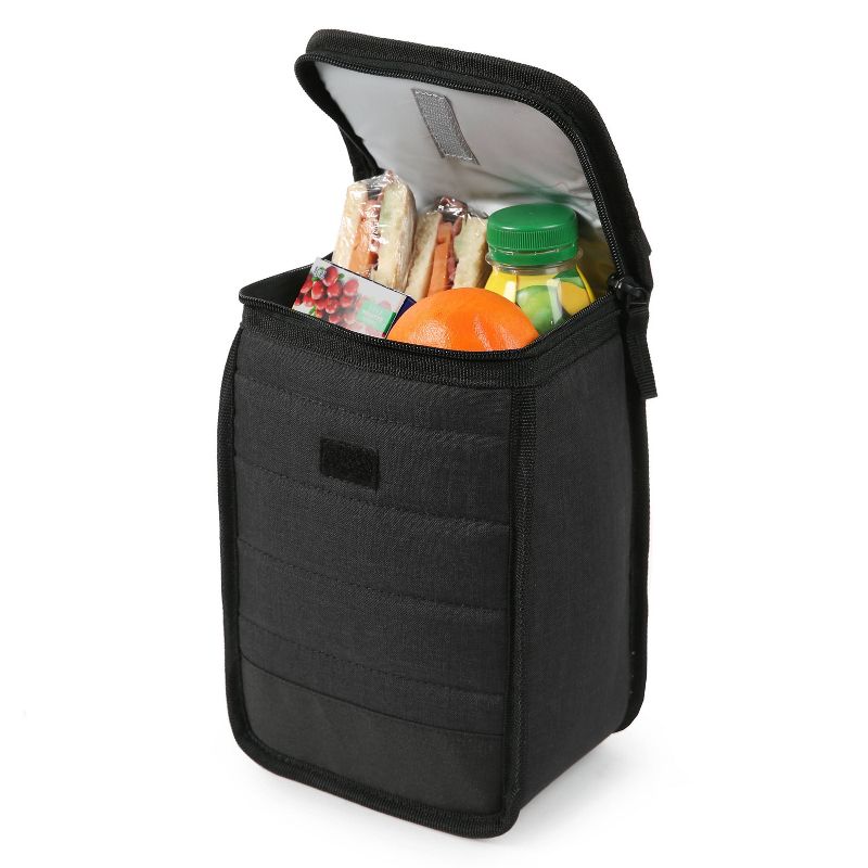 Fulton Bag Co. Quilted Lunch Sack - Black