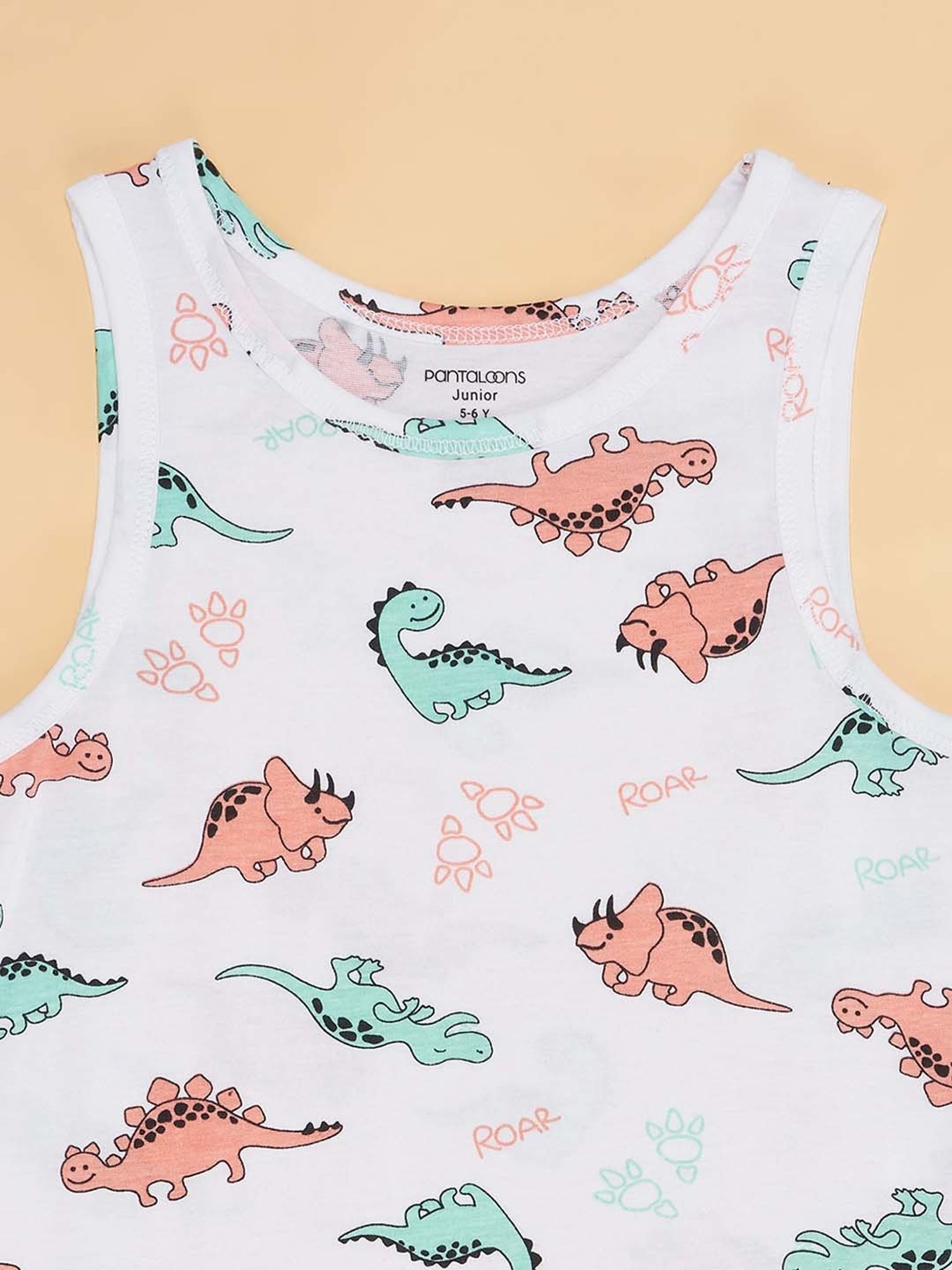 Palm Tree Kids Navy Printed Vest