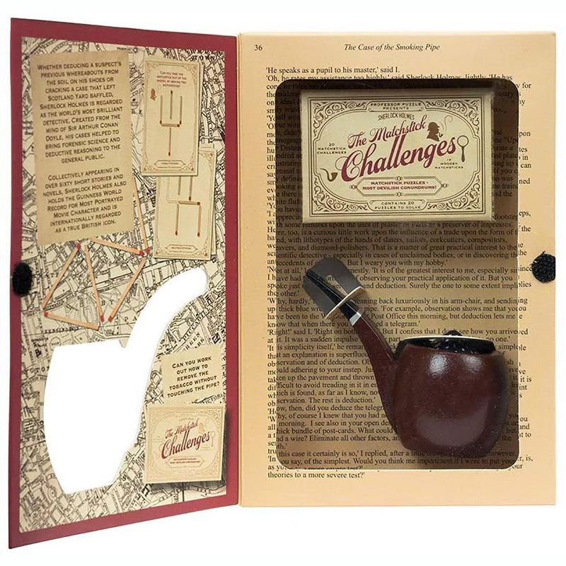 Professor Puzzle Sherlock Holmes The Case of the Smoking Pipe Brain Teaser Puzzle