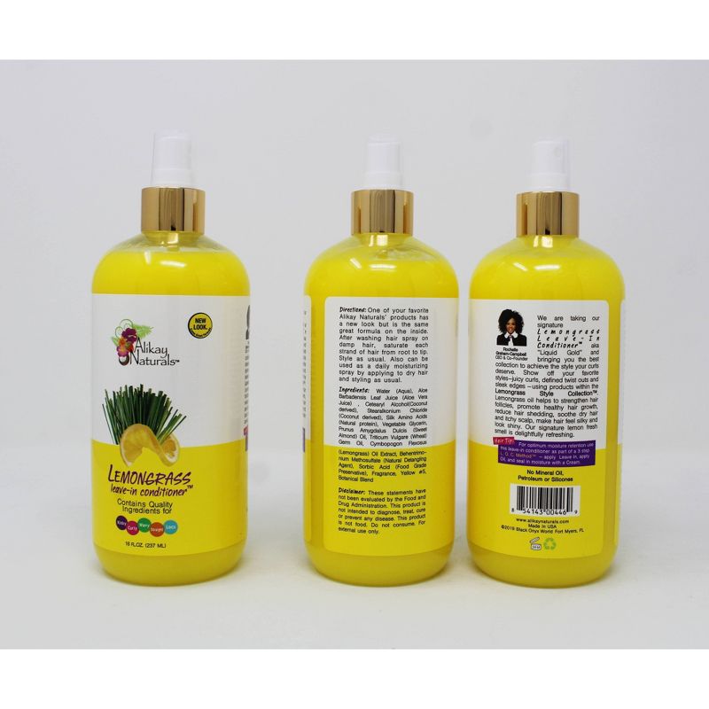 Alikay Naturals Lemon Grass Leave-In Conditioner - 16 fl oz