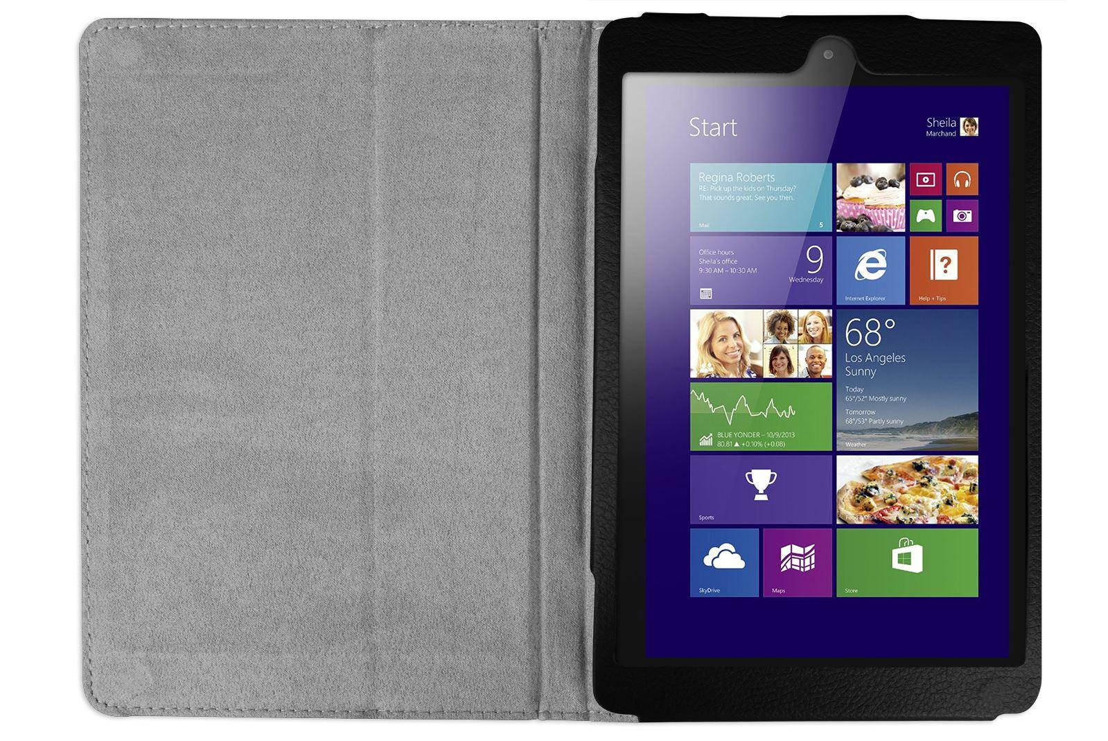 Hellfire Trading Magnetic PU Leather Case Cover for Lenovo MiiX 3 7.85" Tablet - Blue