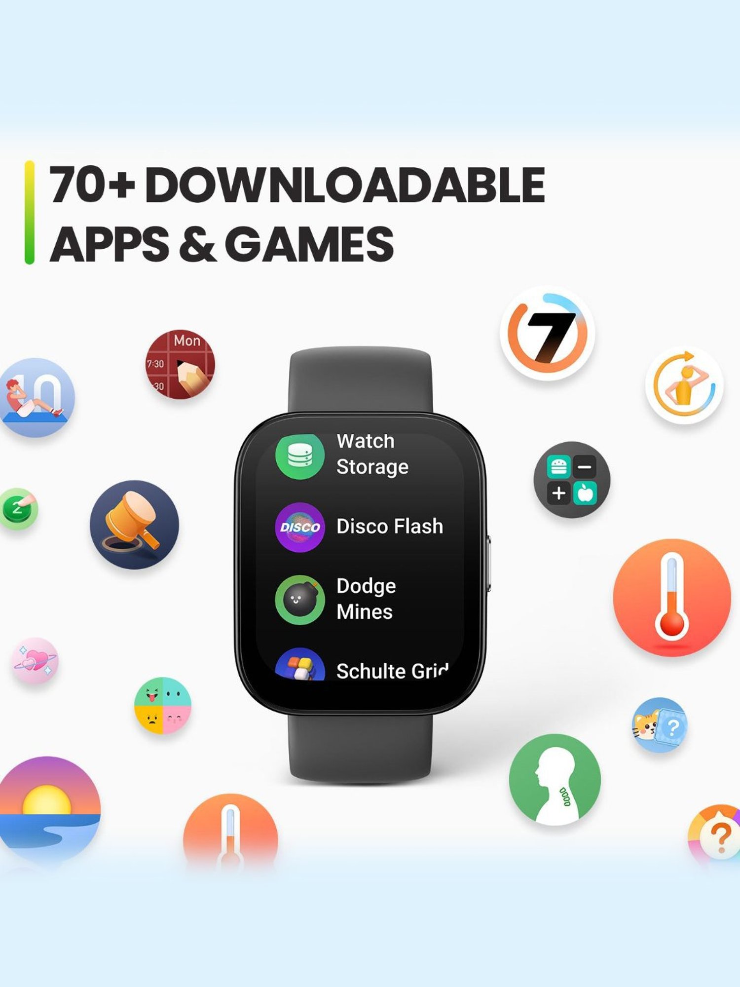 Amazfit Bip 5 BT Calling Smartwatch with 1.91 inch Ultra Large Screen & Alexa Built-in (White)