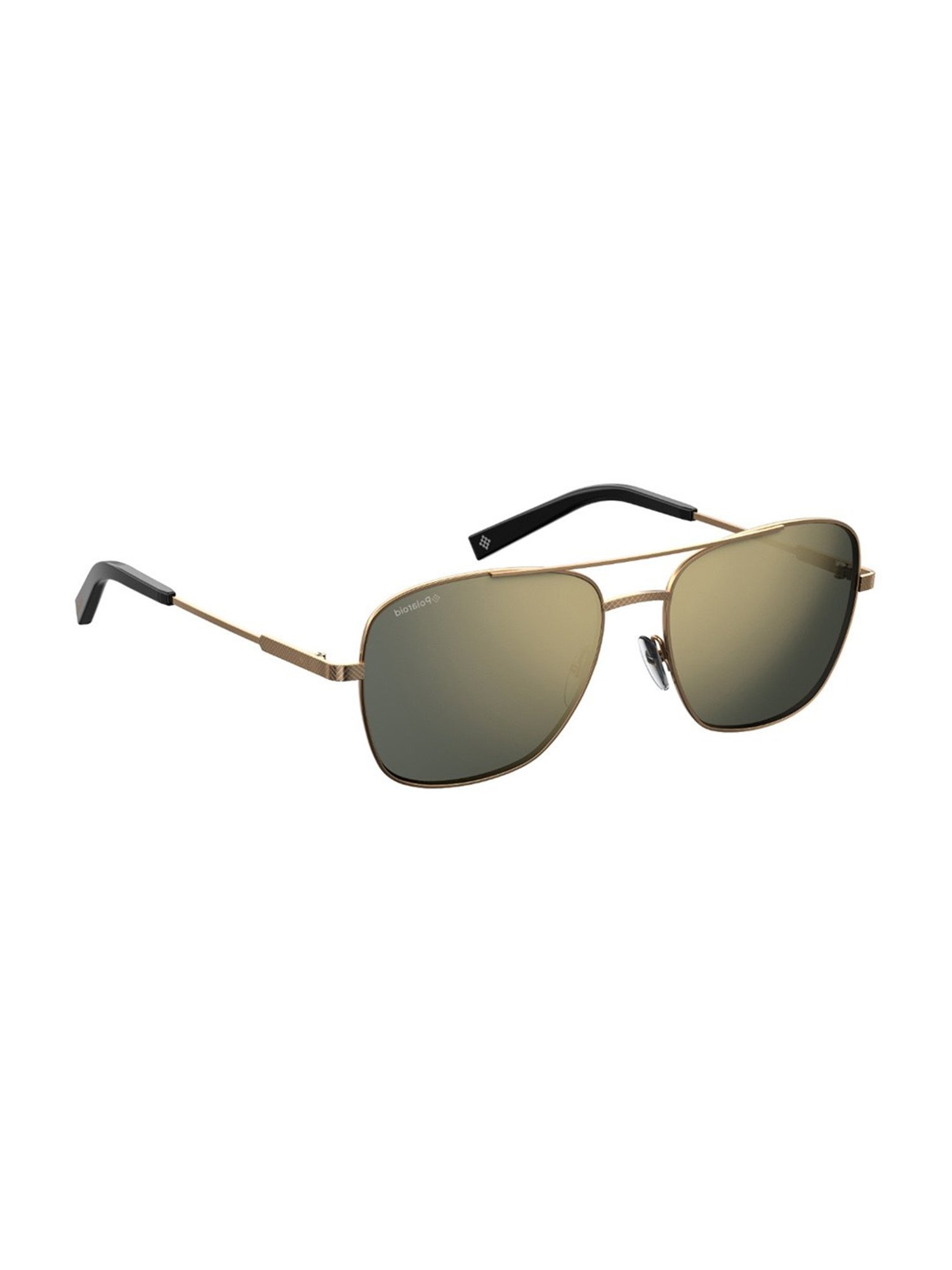 Polaroid Brown Rectangular Sunglasses for Men