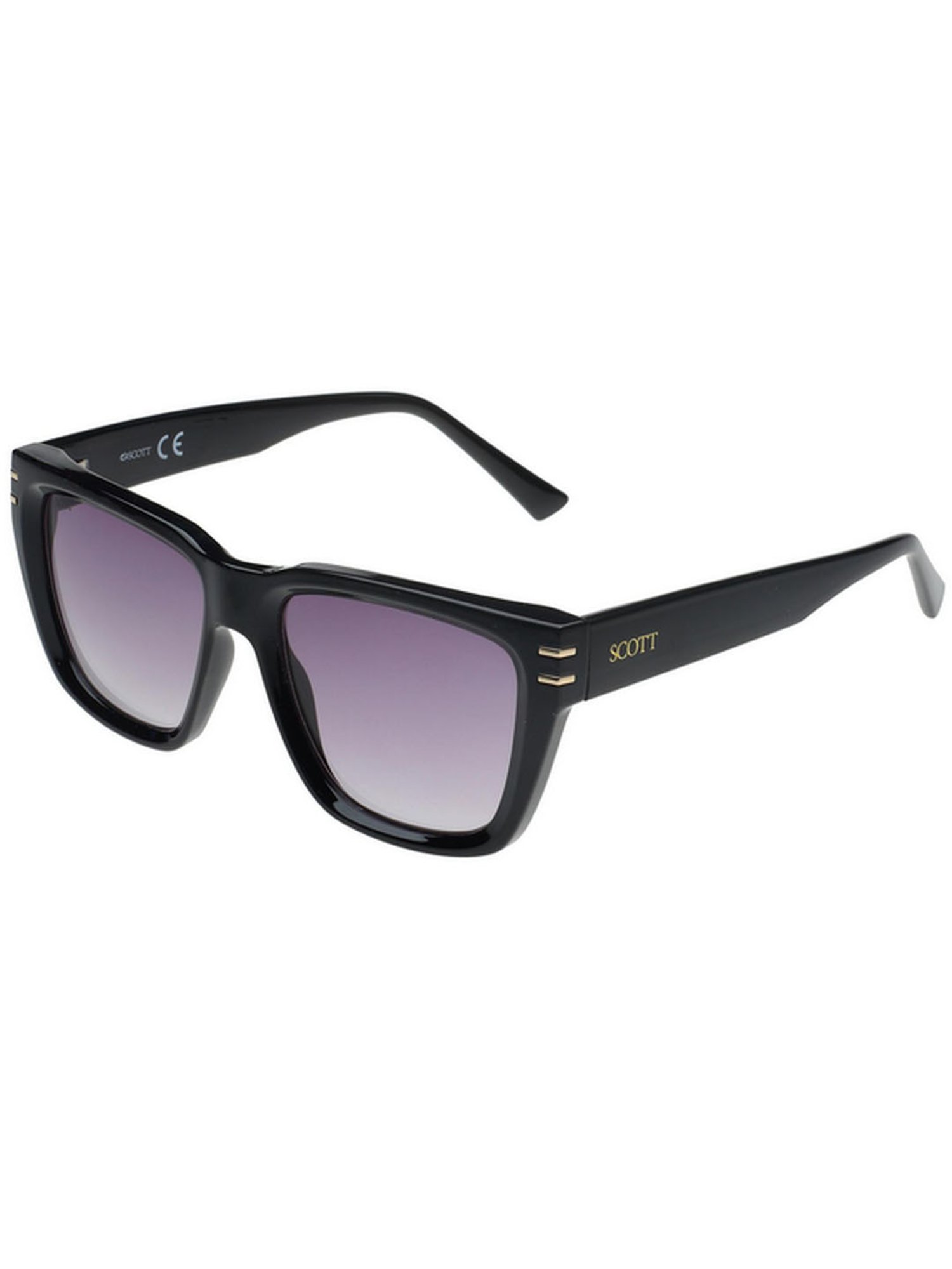 SCOTT Grey Wayfarer UV Protection Sunglasses for Men