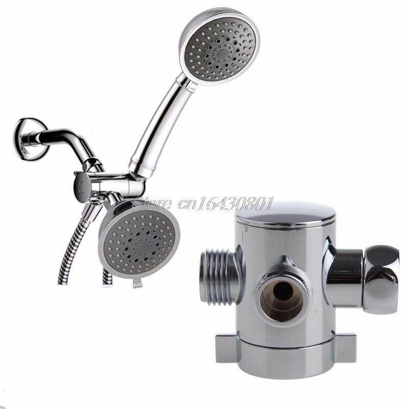 3 Way T-adapter Valve For Toilet Bidet Shower Head Diverter Valve 1/2 Inch  S08