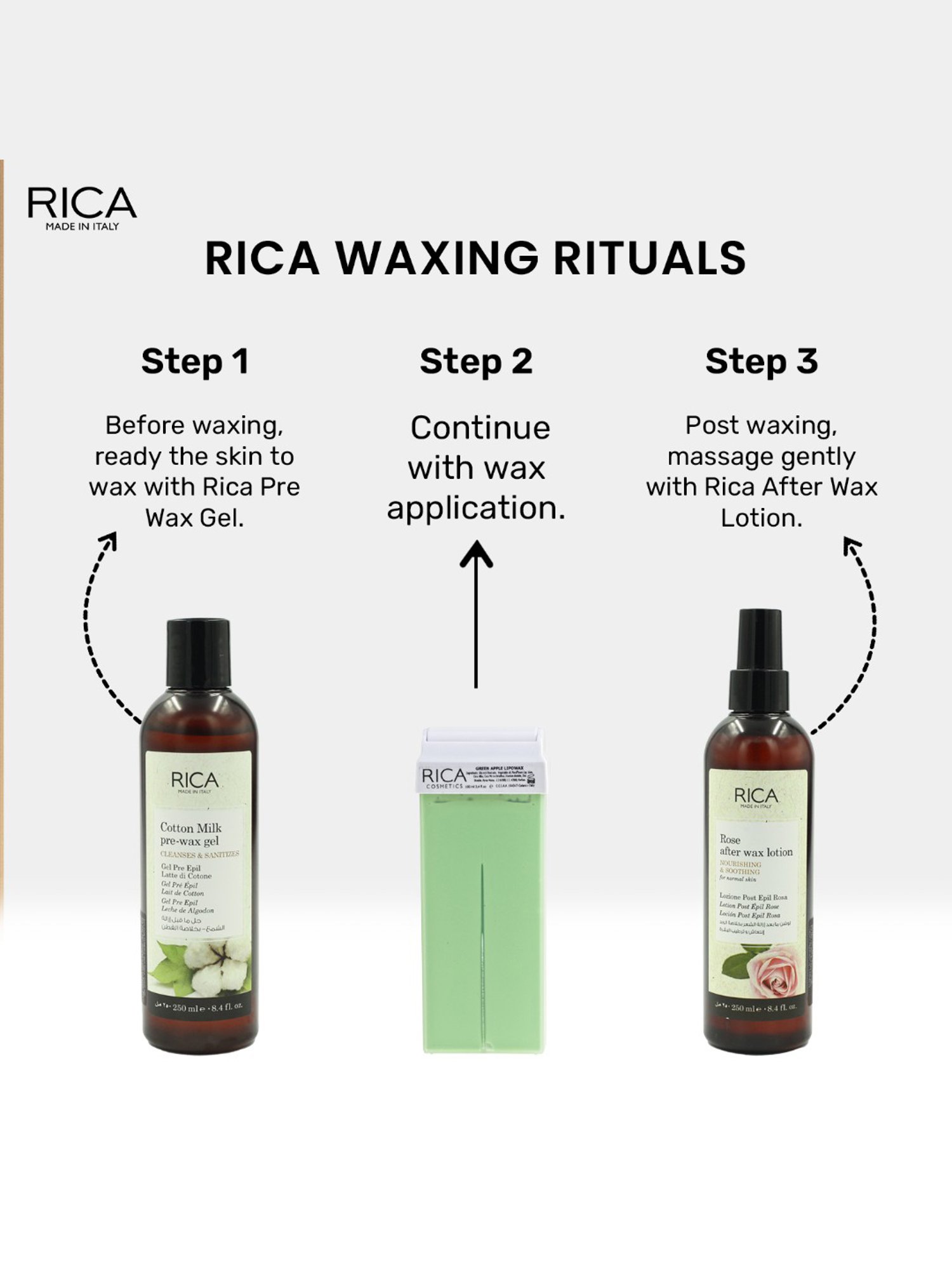 Rica Green Apple Wax Refill - 100 ml