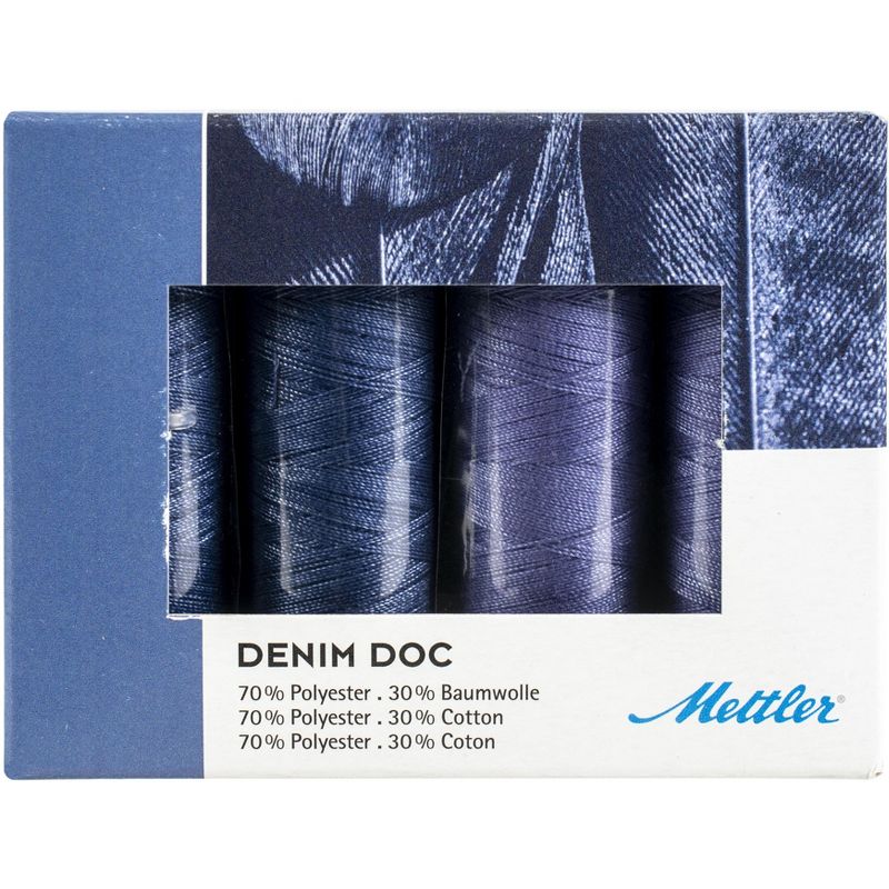 Mettler Denim Doc Thread Kit 4/Pkg