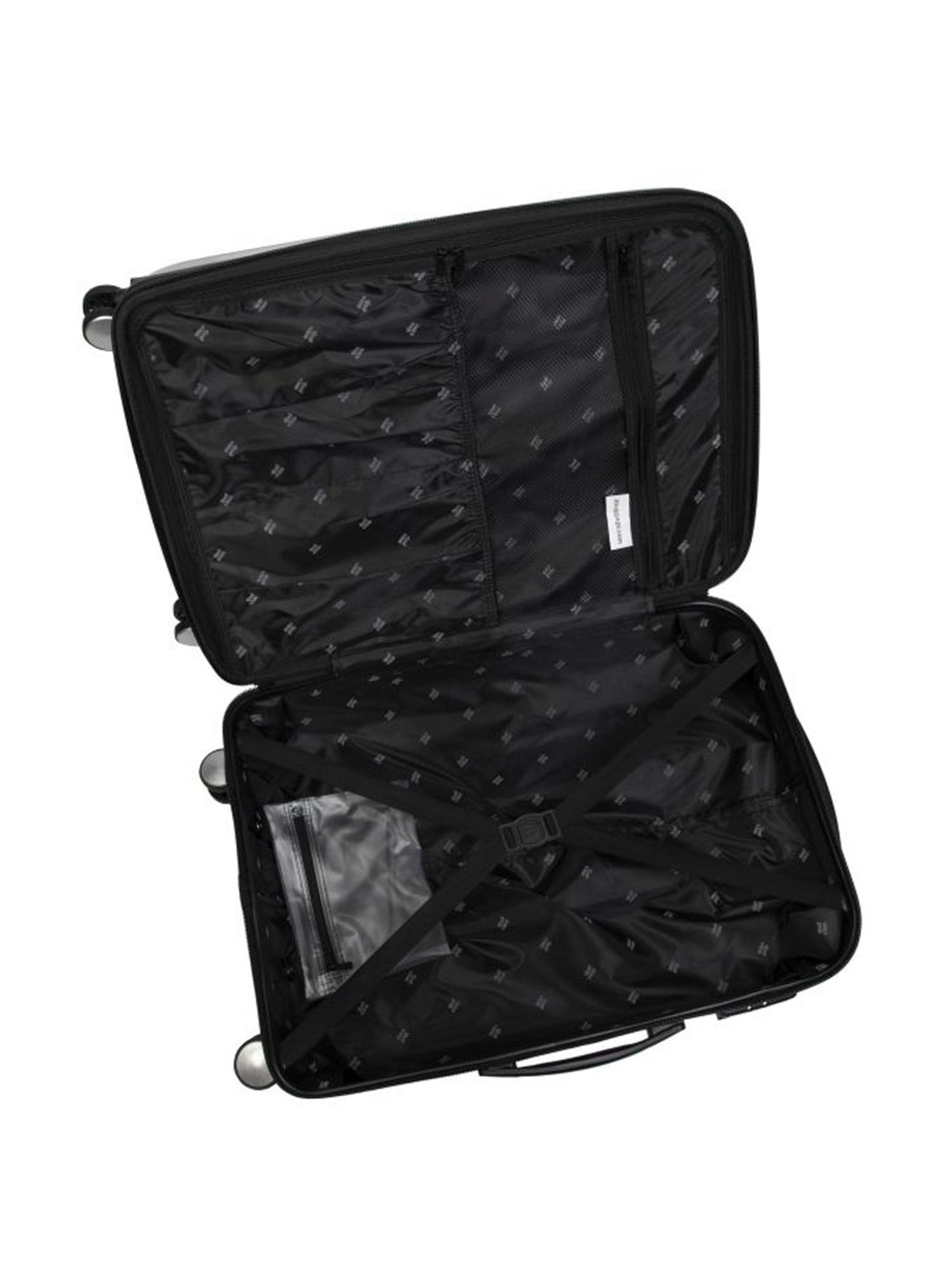 it luggage Fashionista Glossy Grey Cabin-20 inches Expandable Hardsided Trolley Bag with TSA Lock