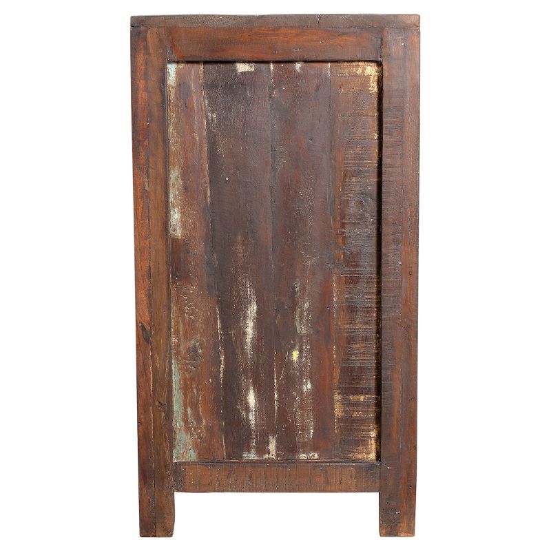Reclaimed Wood 2-door Sideboard Cabinet - (33H x 35W x 18D )- Natural - Timbergirl