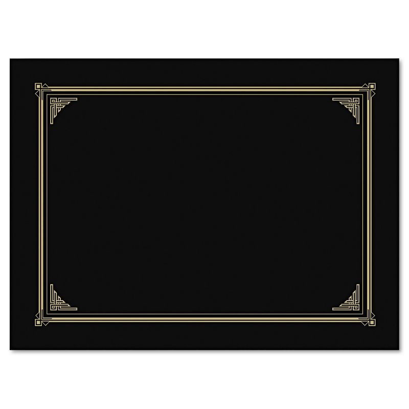 Geographics Certificate/Document Cover 12 1/2 x 9 3/4 Metallic Gray 6/Pack 47400