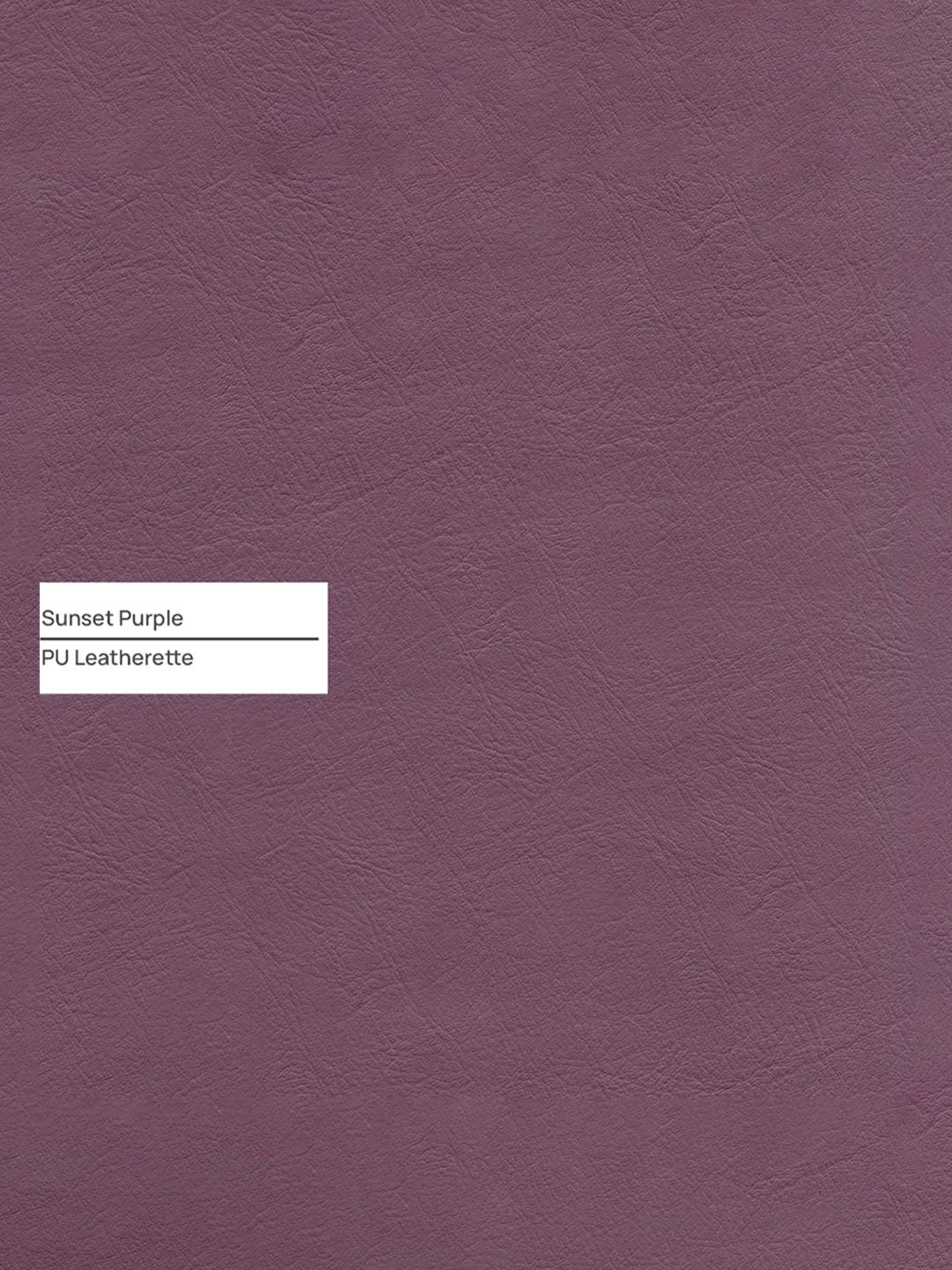 Trevi Olive Purple Leather & Neem Wood 1 Seater Sofa