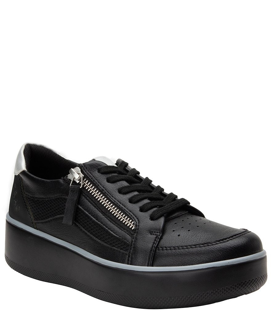 Kendall + Kylie Women's Anthracite Leopard EZORA 2.0 Low Top Lace Up Multi Sneakers