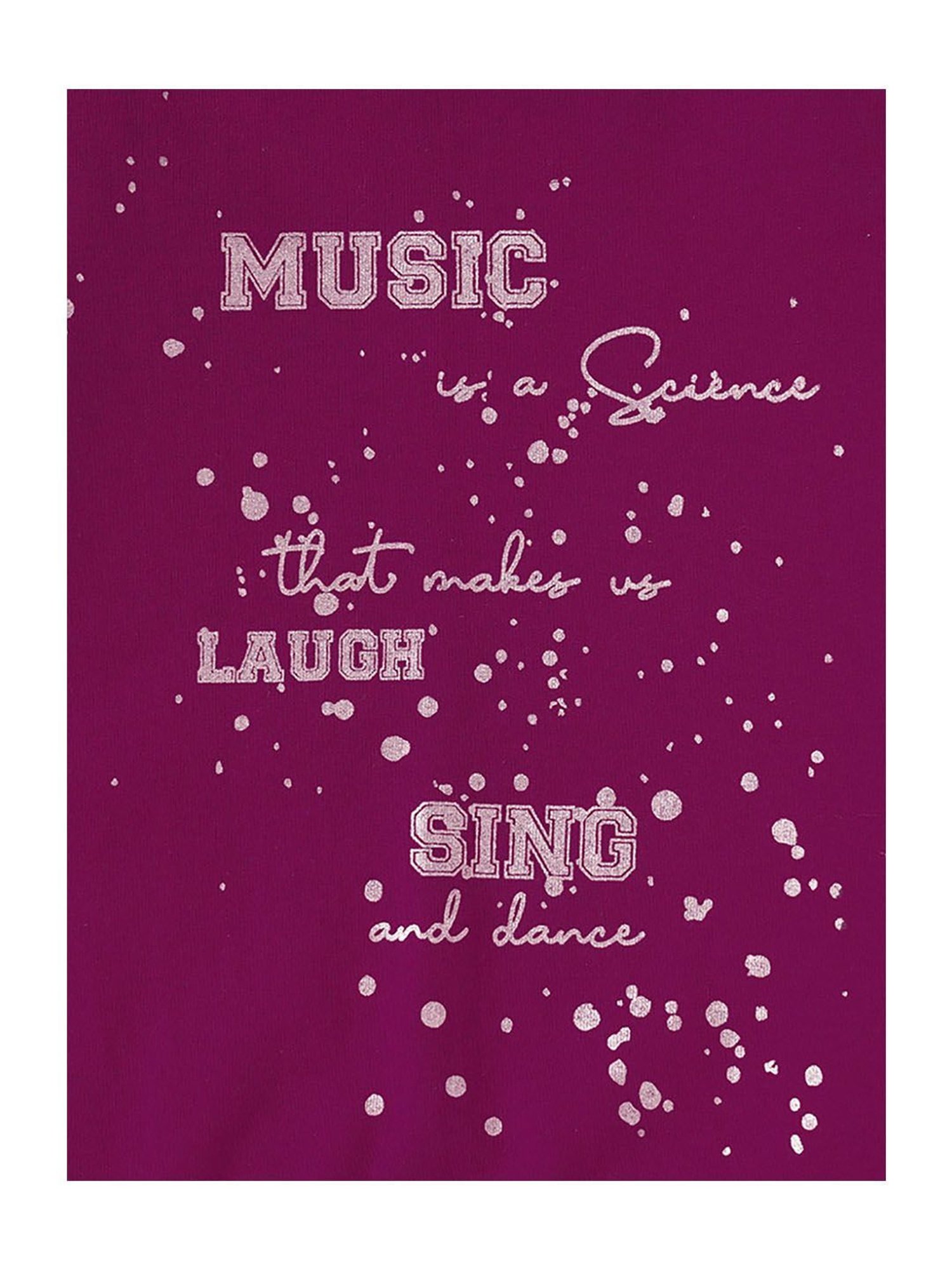 KIDS ONLY Blue Cotton Embroidered Full Sleeves Sweatshirt