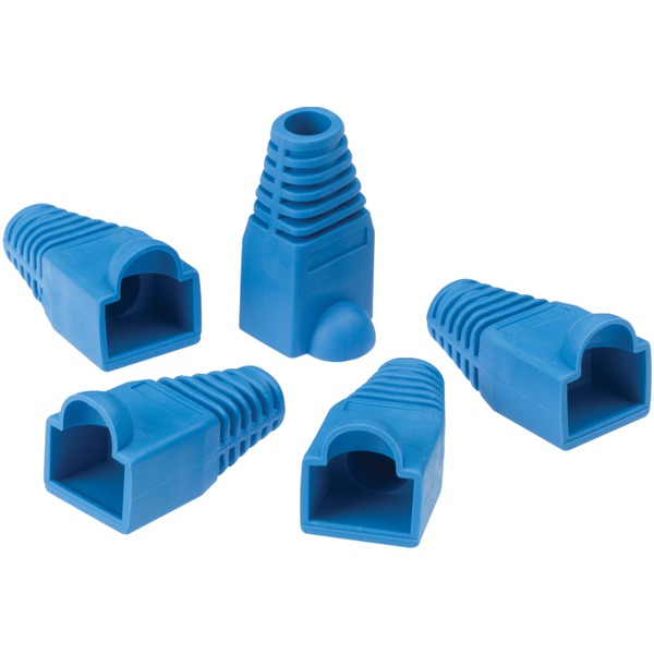 Strain Relief Boots for RJ45 Mod Plugs, 25 Count