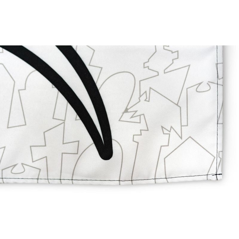 Seven20 Nightmare Before Christmas Zero Apron - Kitchen Accessory - White & Black Ties