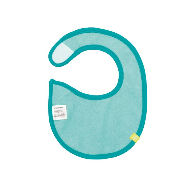 Lassig Little Monsters Newborn Bouncing Bob Bib - Blue