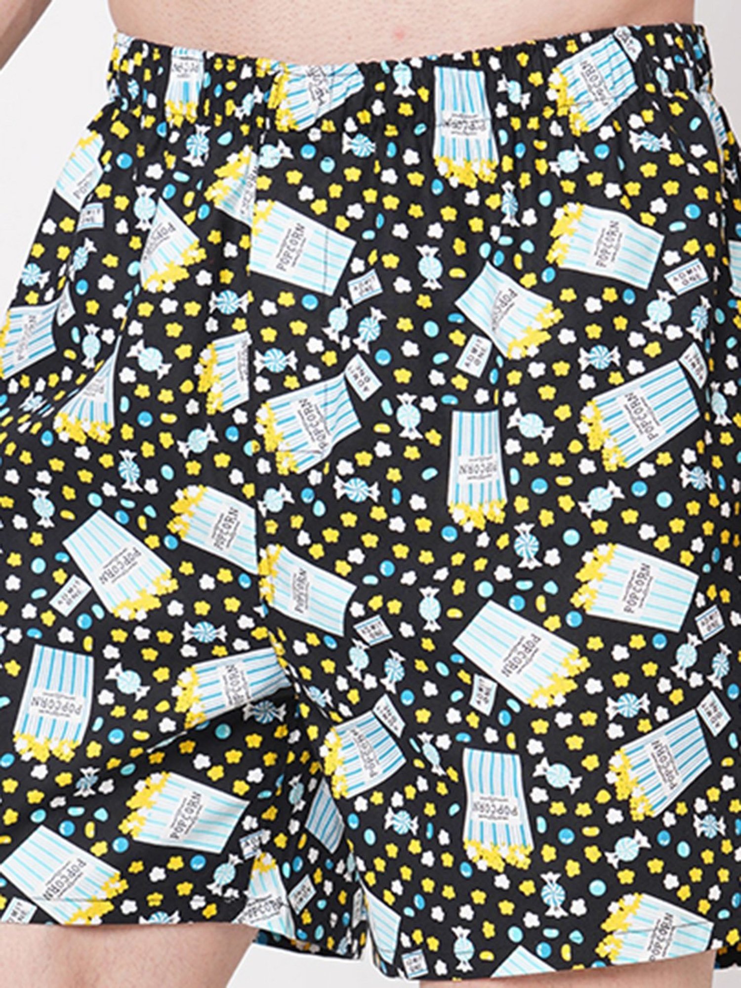 Fitz Multicolor Printed Boxer Shorts - Pack of 3