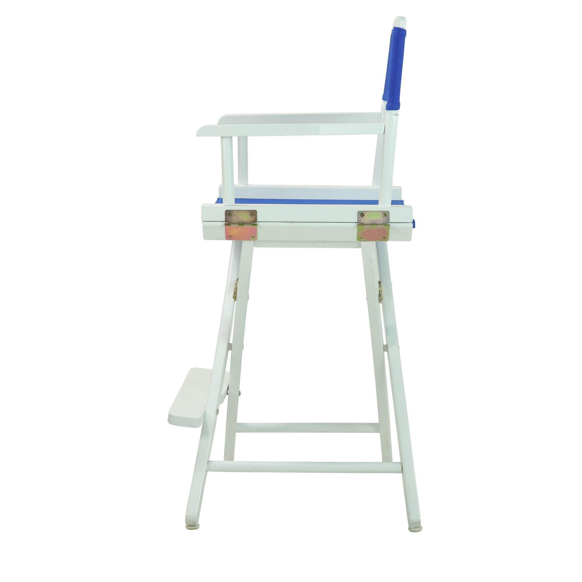 Casual Home 220-01-021-13 24 in. Directors Chair White Frame with Royal Blue Canvas