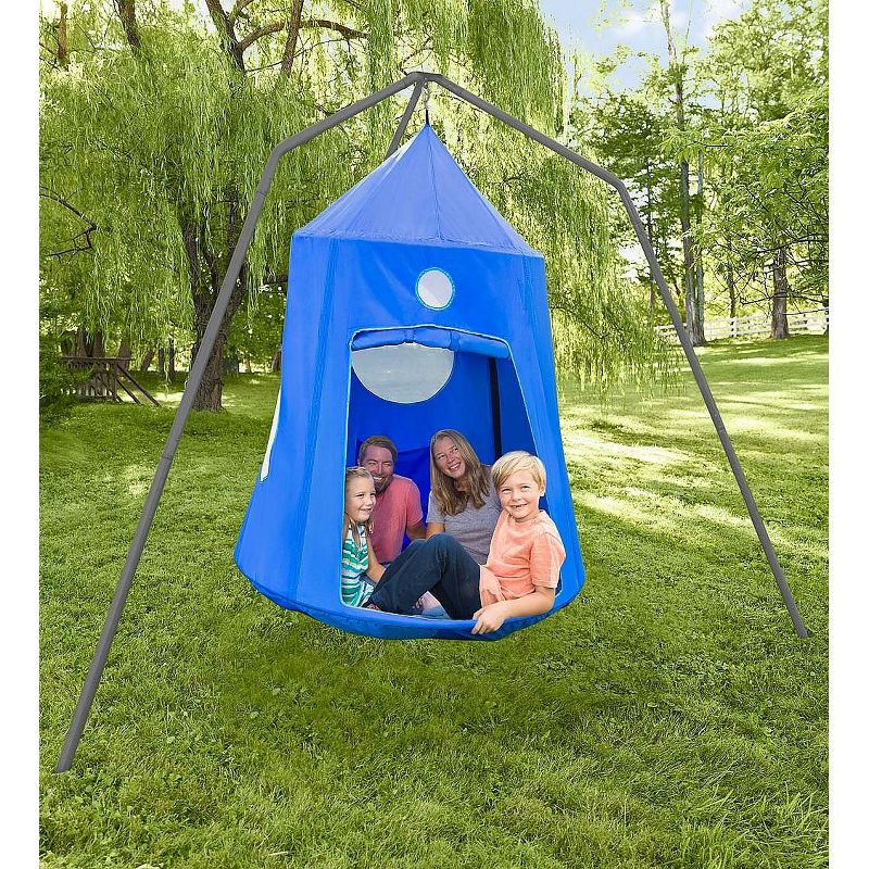 Magic Cabin - Outdoor Tent with Lights for Kids, Blue