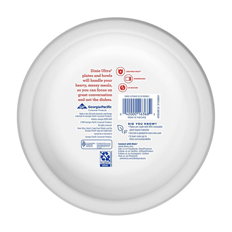 Dixie Ultra Disposable Bowls - 24ct/20oz