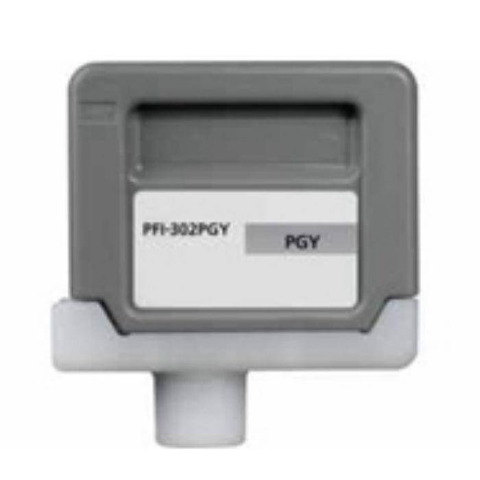 AIM Compatible Replacement - Canon Compatible PFI-302PGY Photo Gray Standard Yield Wide Format Inkjet (330 ML) - Generic