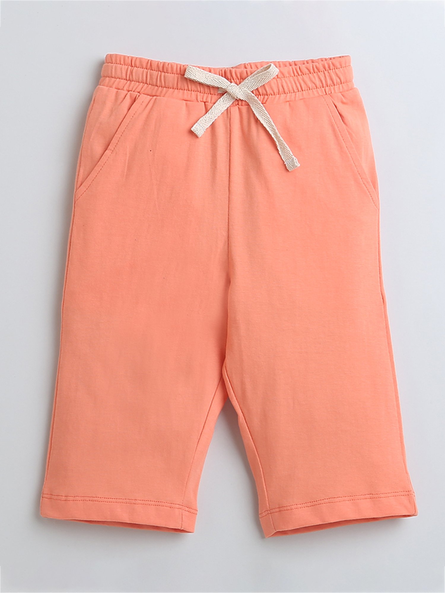 Bumzee Kids Multicolor Color Block T-Shirt with Capri