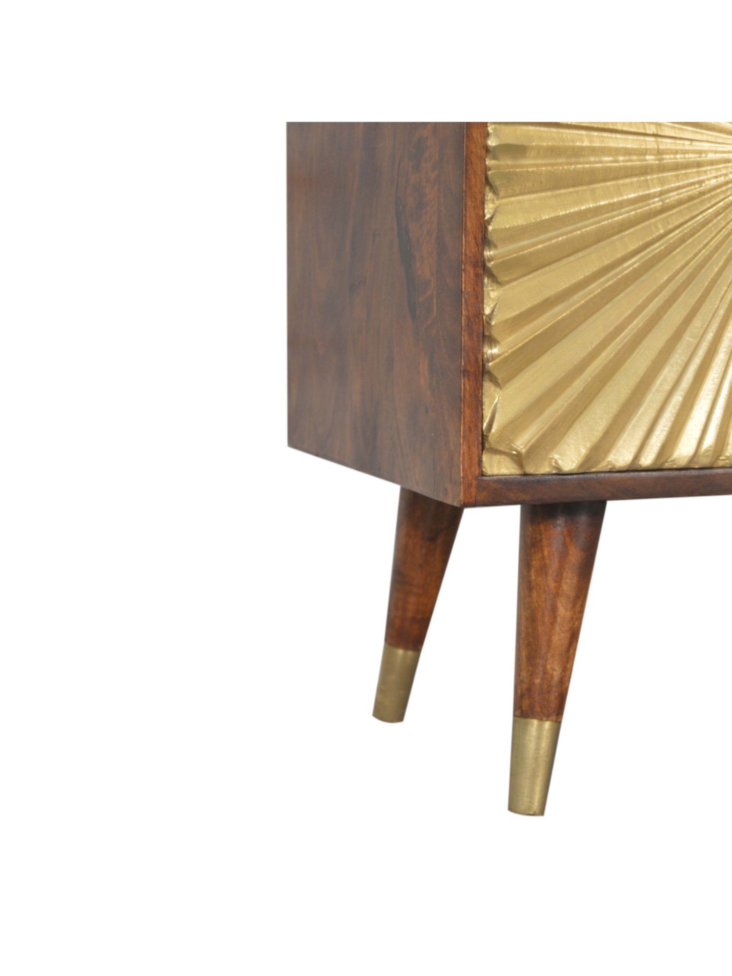 Artisan Furniture Manila Gold & Brown Wood Sideboard