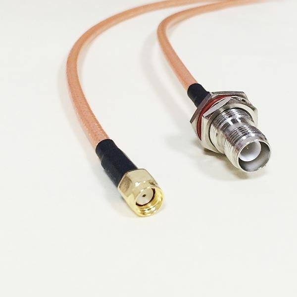 High quality low-attenuation RP-SMA Male Plug Connector Switch RP-TNC Female Jack Connector RG142 50CM 20" Adapter