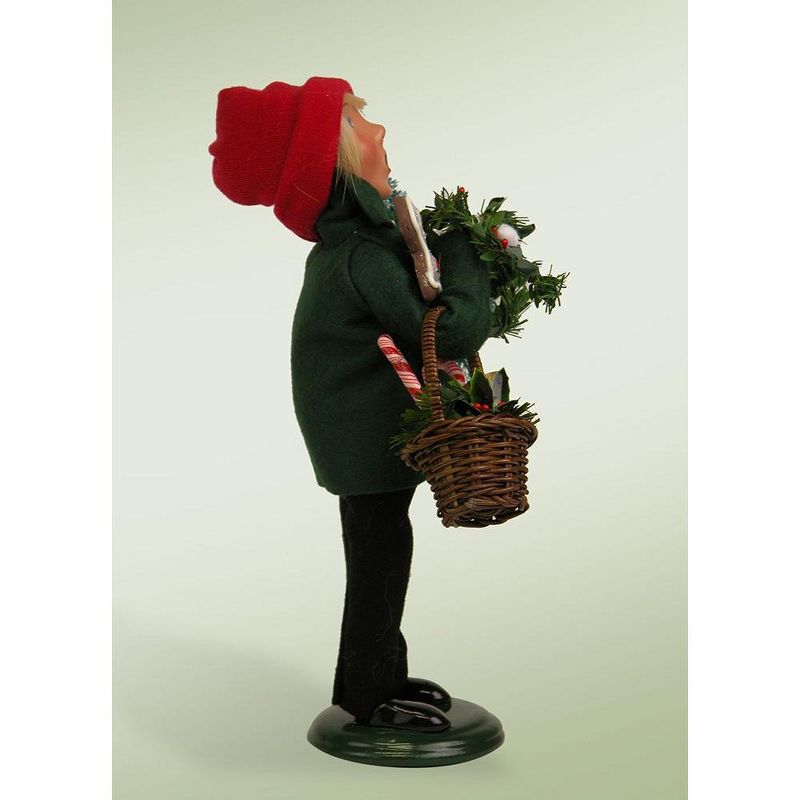 Byers Choice 9.5" Festive Seasons Decorating Family Boy Christmas Figure