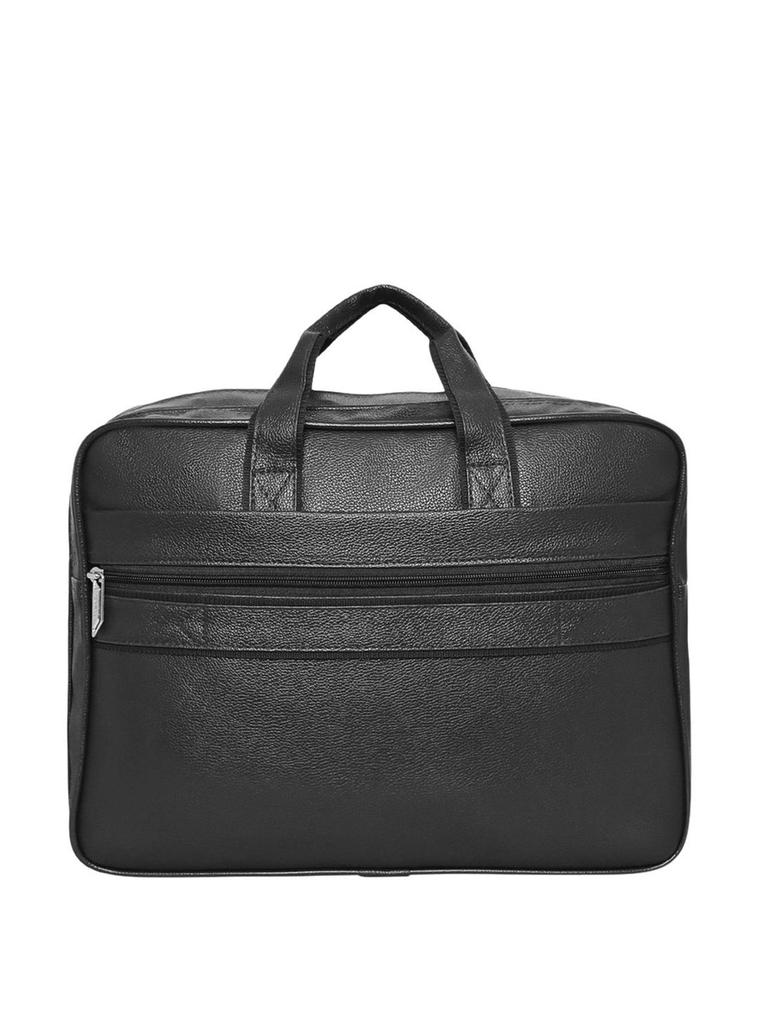 Priority Black Synthetic Large Messenger Bag