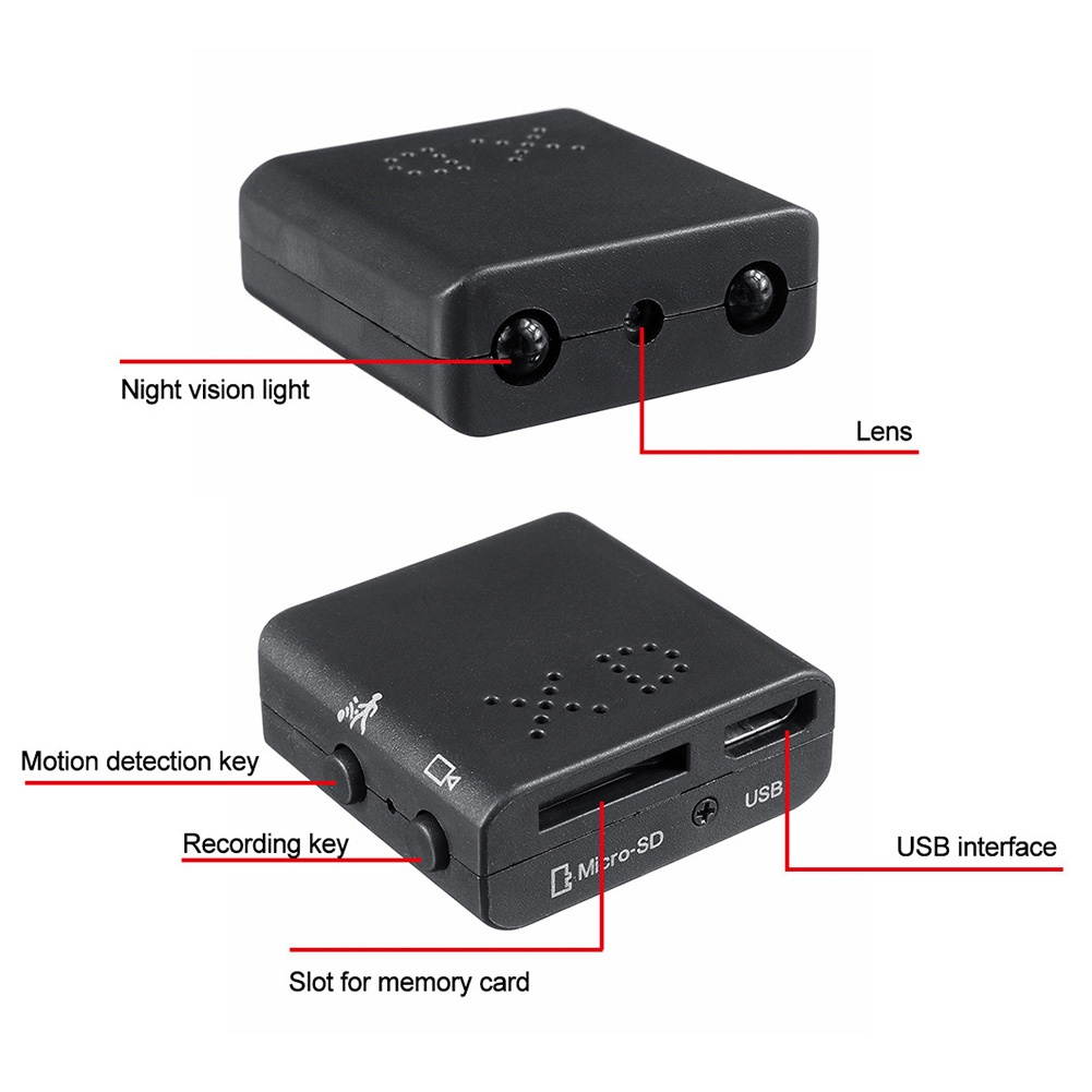 1080P HD Mini Spy Hidden Camera Surveillance Camera Wireless WIFI Night Vision