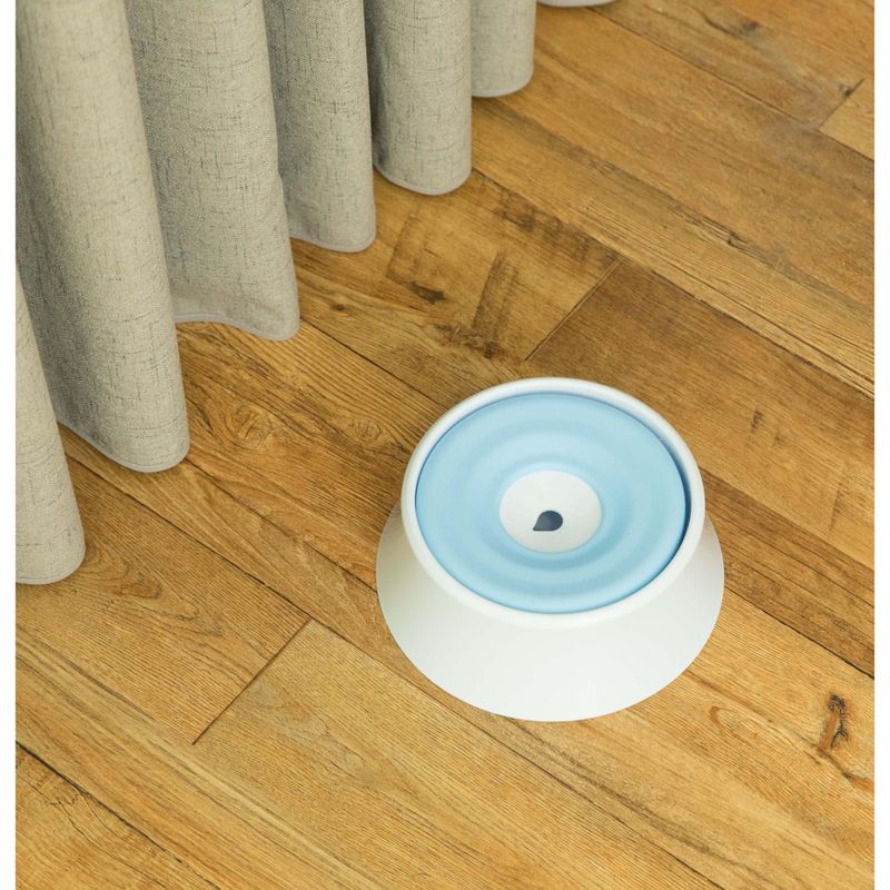 PawsMark Anti-Splash Dripless Drinking Water Slow Feeder Dispenser Car Bowl for Pets